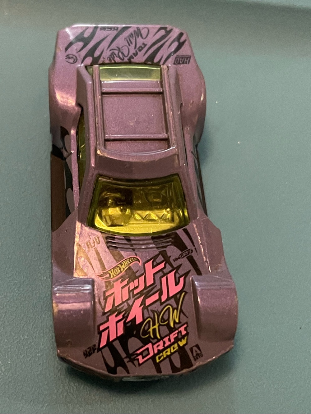 Purple over Gray Mattel Hot Wheels CFH23 Drifsta toy car